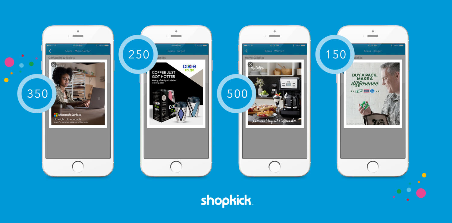 Earning Rewards at Shopkick