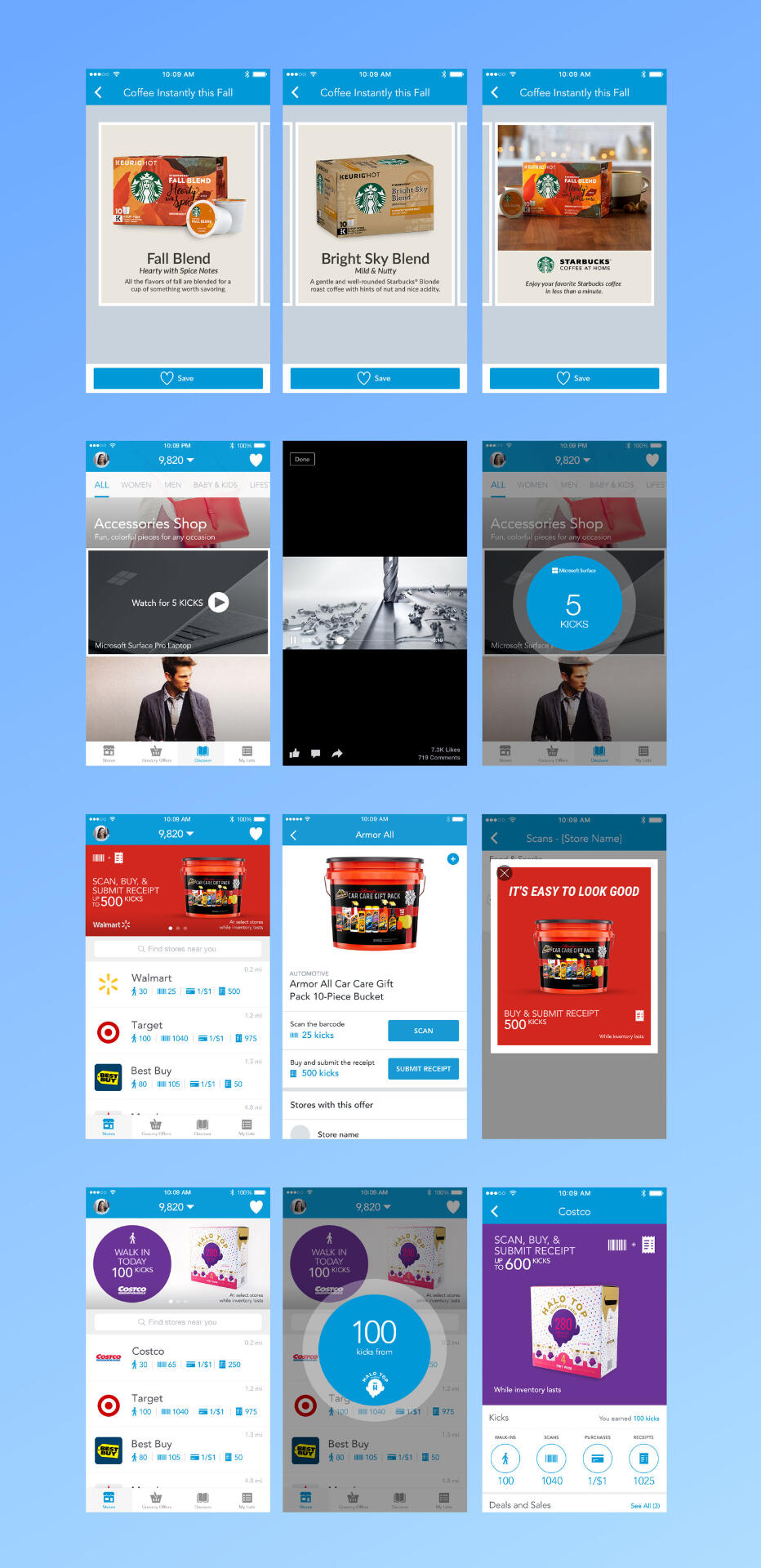 Earning Rewards at Shopkick